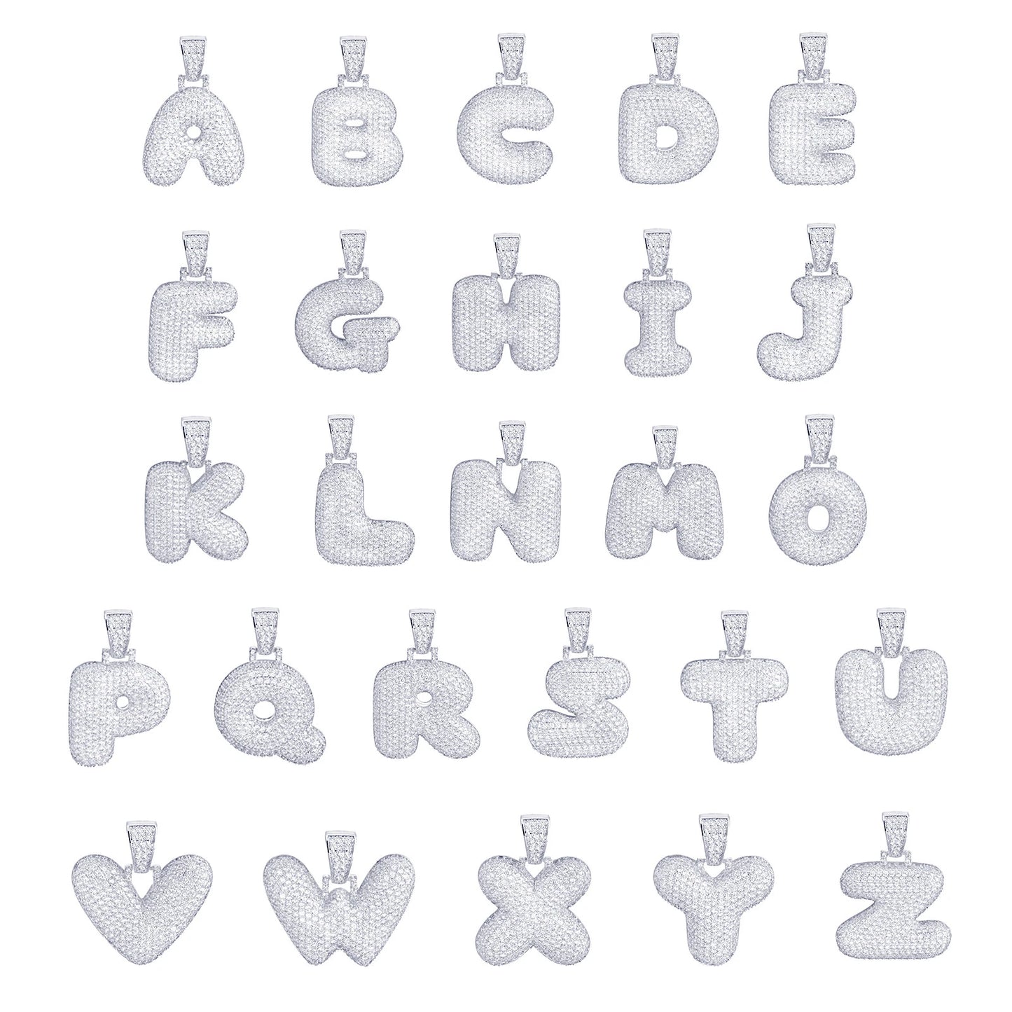 AZRA BUBBLE LETTER NECKLACE